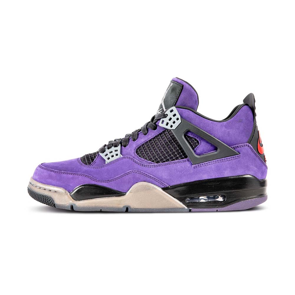 Travis Scott x Air Jordan 4 Retro ��Purple Suede �C Black Midsole��