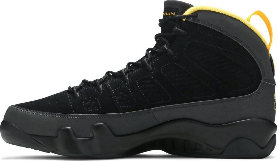 Air Jordan 9 Retro Dark Charcoal University Gold CT8019-070