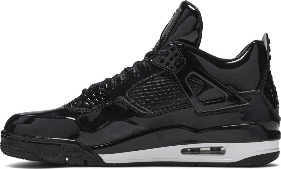 Air Jordan 4 Retro 11Lab4 'Black Patent Leather' 719864-010
