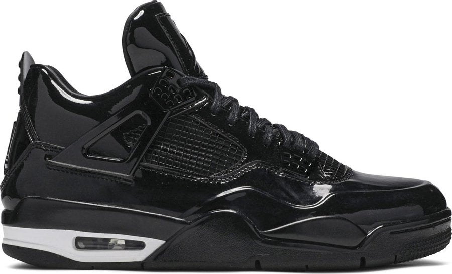 Air Jordan 4 Retro 11Lab4 'Black Patent Leather' 719864-010