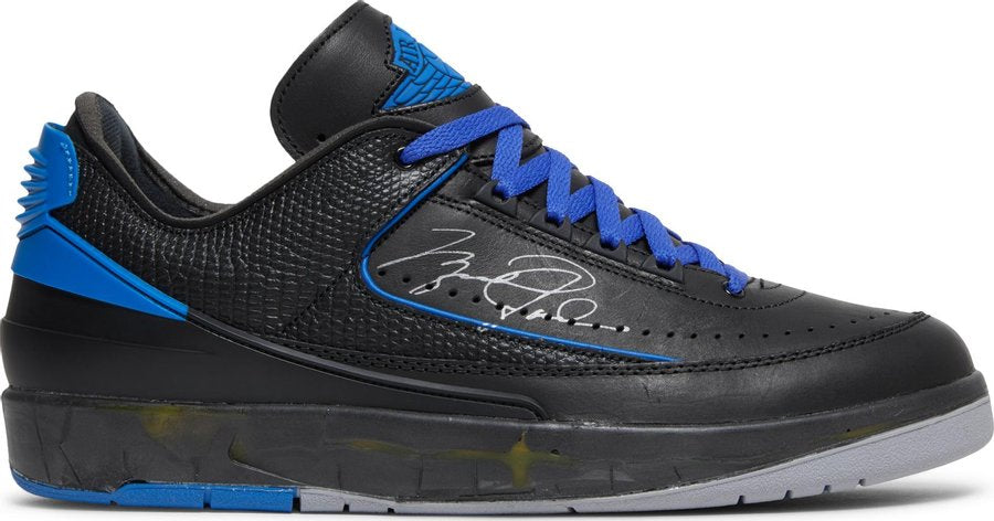 Off-White x Air Jordan 2 Retro Low SP 'Black Varsity Royal' DJ4375-004