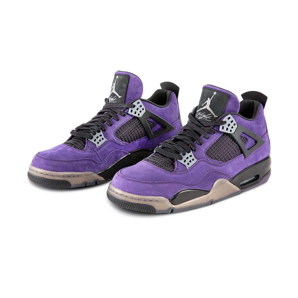 Travis Scott x Air Jordan 4 Retro ��Purple Suede �C Black Midsole��